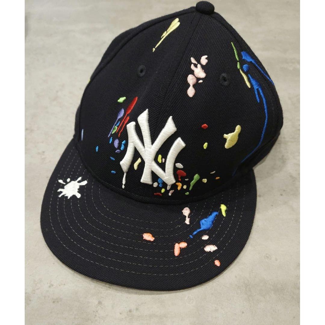 Used Good condition Rare size New Era 59FIFTY Yankees Splash 7 5/8