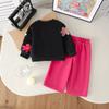 Kids Casual Long-Sleeve Set, Comfortable Daily Wear Outfits