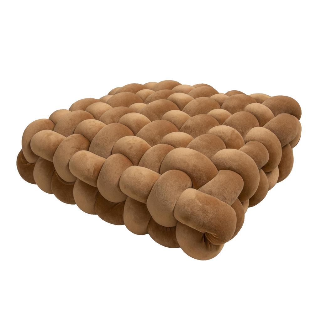 Nordic Woven Throw Pillow - Plush Square Backrest Sofa Cushion for Home Decor