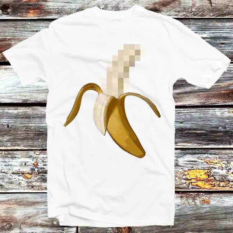 Dirty Censored Peeled Banana T Shirt B764