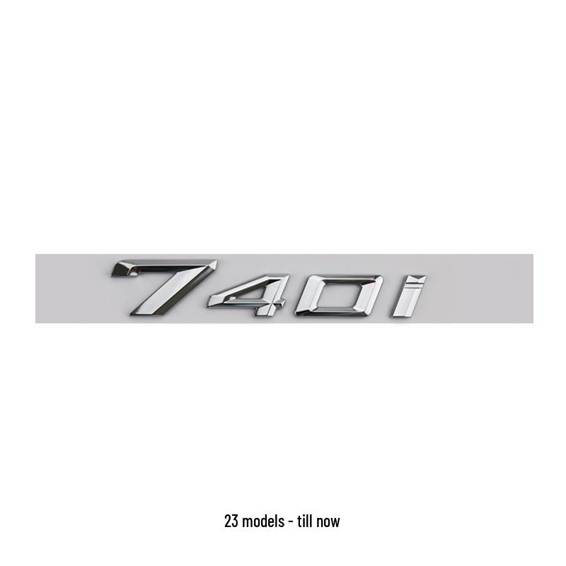 BMW 7er Modell 23 Heckemblem Aufkleber (740Li, 730Li, 750Li, 760Li)