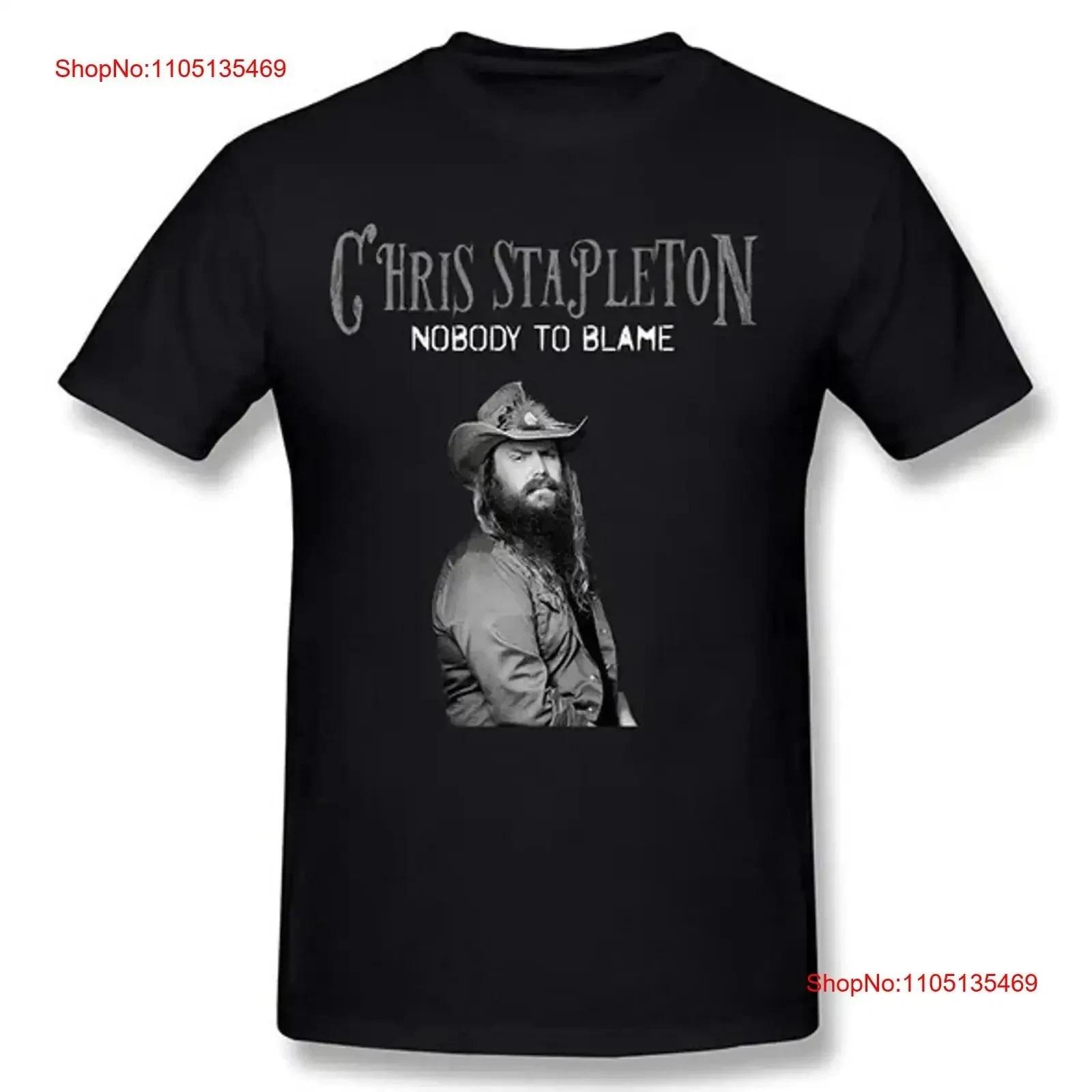 Chris Stapleton T-Shirt Country Star Unisex Cotton Black Tee XL