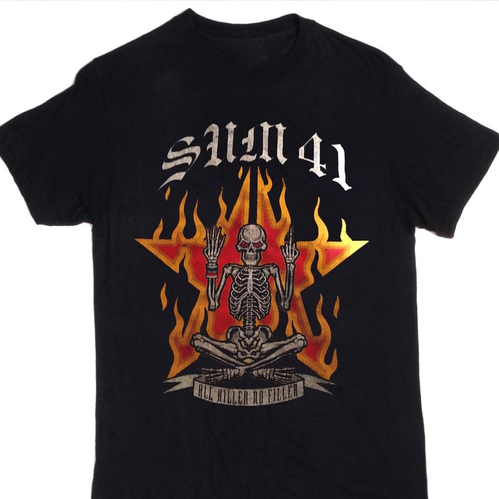 Классическая футболка унисекс Sum 41 для мужчин и женщин S-5XL XL