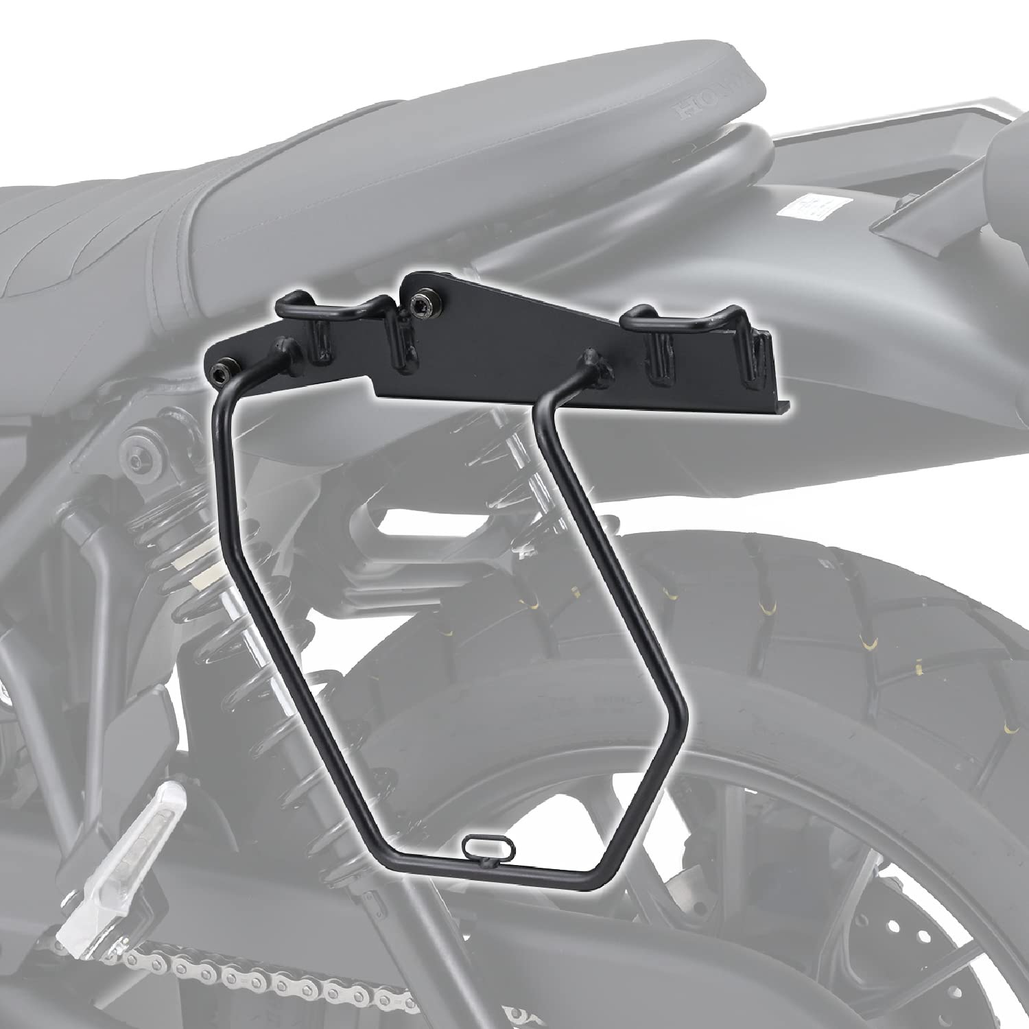 

Daytona Motorcycle Side Bag Support Left Side Saddle Bag Support 97936 CL250/500(23)