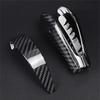 2pcs Carbon Fiber Car Center Gear Shift Knob Case For Porsche Cayenne 04-09