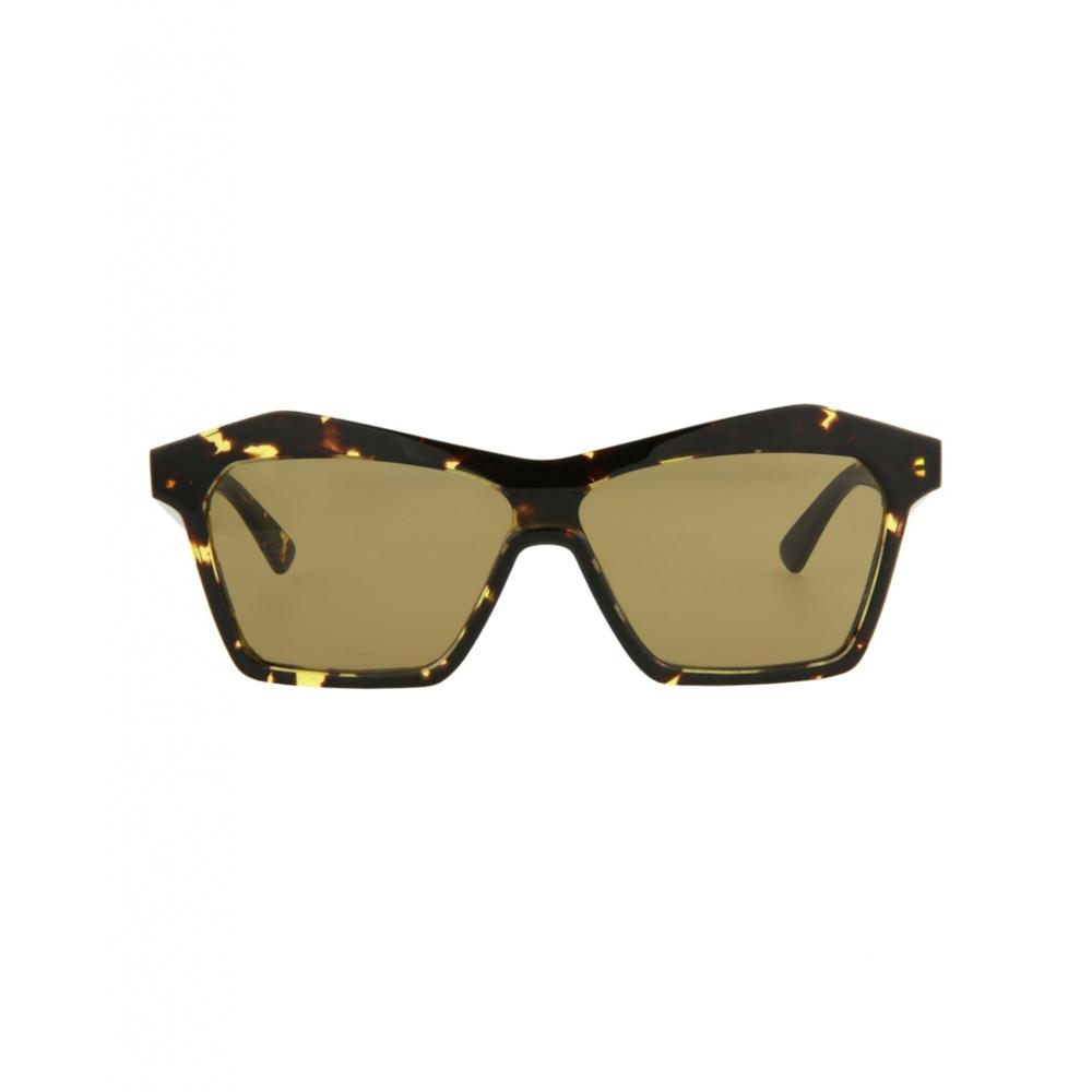 Bottega Veneta Cat Eye Frame Acetate Sunglasses Havana Havana Brown