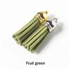20Pcs/Lot 35mm Leather Tassel for Keychain Straps Jewelry Fiber Fringe Suede Tassel DIY Key Chain Pendants Jewelry Accessories