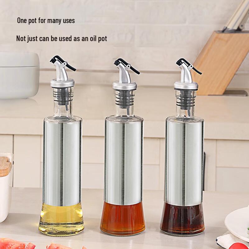 Kangbache Glass Press-Type Oil Dispenser