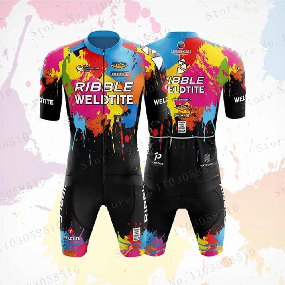 2024 Męski Kombinezon Rowerowy Szybkoschnący Triathlon Góry Sportowy Kostium Rowerowy Skinsuit pro Mtb Jazda Kombinezon Ropa Ciclismo