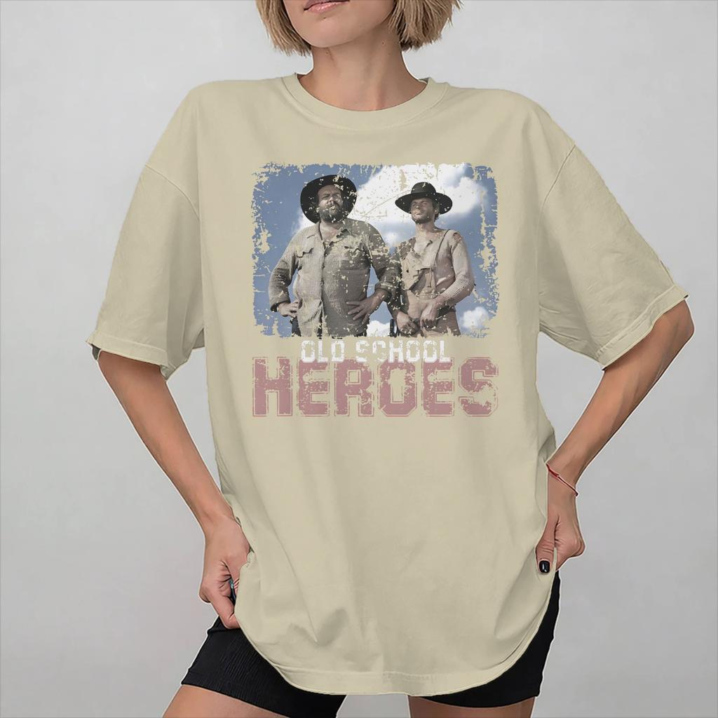 New Arrival BUD SPENCER AND TERENCE HILL T Shirt for Unisex Women Cotton Tee Shirt Short Sleeve Clothes