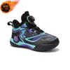 Winter 2025 Boys' Basketball Shoes: New Velvety Warm, Non-Slip Leather Sports Shoes for Kids