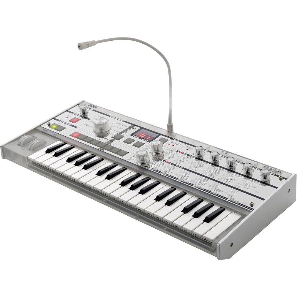 KORG KORG Analog Modeling Synthesizer, MicroKorg Crystal 20th Anniversary Model Vocoder, Battery ...
