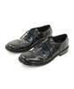 Yase Holly Horsehide Comfort Derby Shoes Black