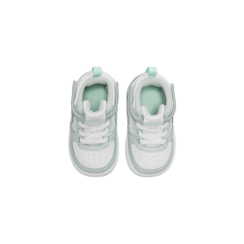 Nike Court Borough Mid 2 TD Pure Platinum Mint Foam Baby Sneakers Grey White CD7784-011