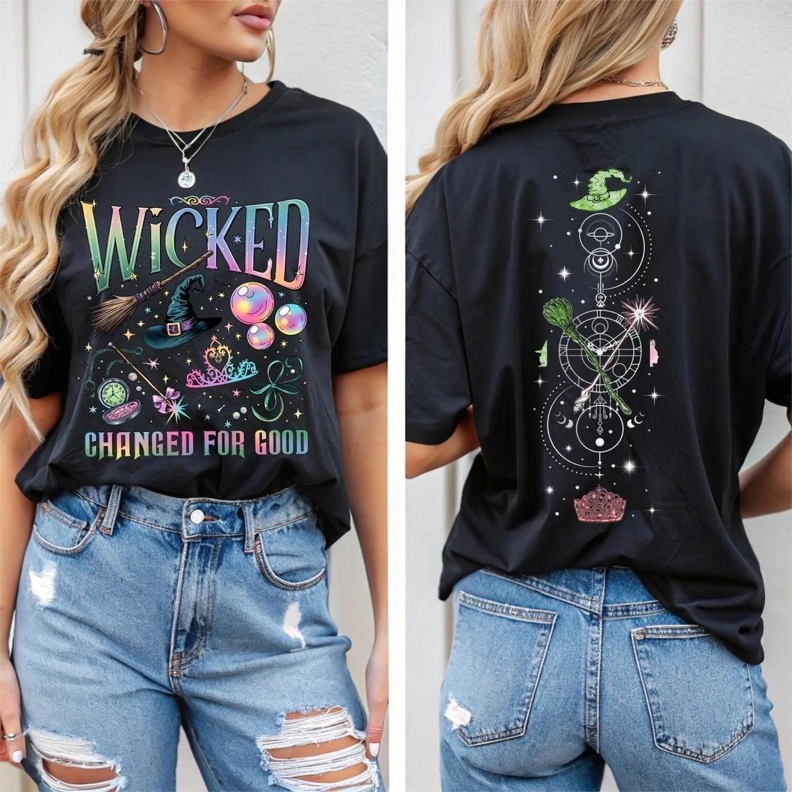 Wicked Change For Good Wizard Movie TShirt - Multicolors, S-5XL Unisex T-Shirt S