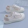 Fashion Height Up Lace Up Black Moccasin Casual Sneakers Black Spring Women's Shoes Size 46 Sports Imported Tenes Bity Cosplay