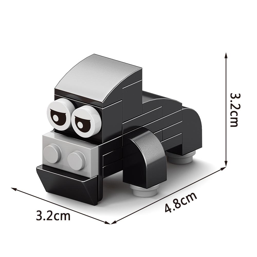 Insect World Animals Scorpion Mantis Ants Spider Birds Marine Animal Building Blocks Toys Desktop Ornaments Bricks Kids Gift