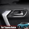 For Toyota Raize Daihatsu Rocky A200   Inner Door Handle Bowl Cover Trim Door Decoration Sticker Interior Accessories