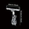 Clear Plastic Retail Price Tag Holders - Durable Sign Display Clips for Shelves, Secure Multi-Clip Design for Organized Displays