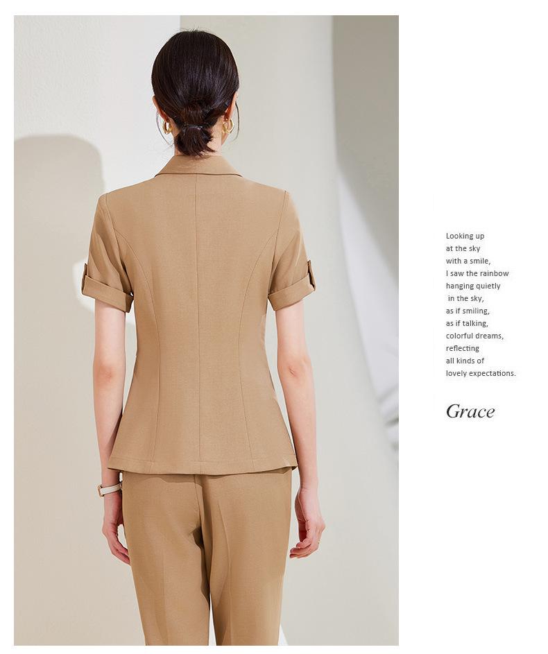 Goddess Style Professional Women's High-End Suit Skirt Set - Elegant Workwear for Mature Women