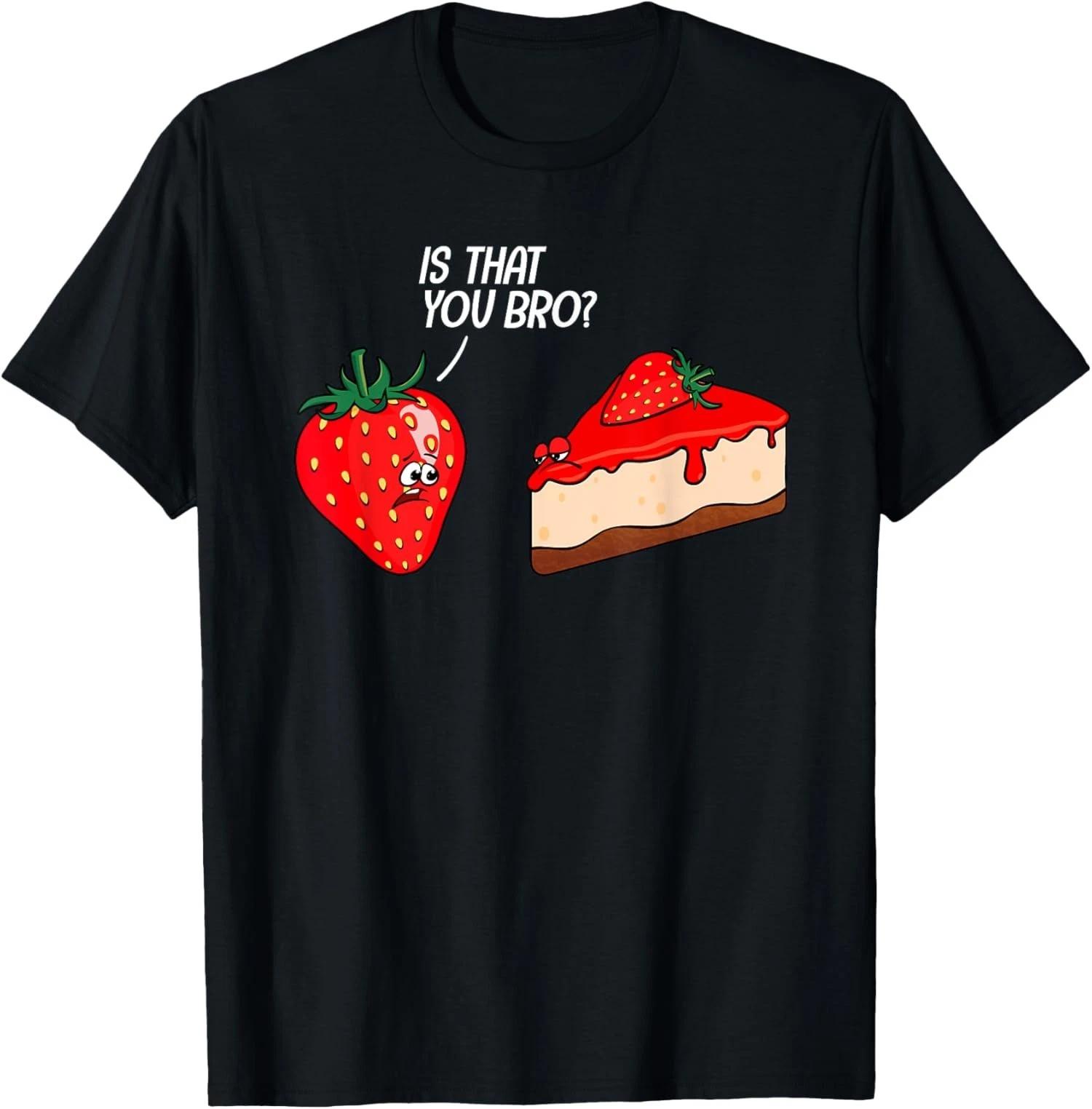 Cool Fruit Art Fruit Strawberry Lover Design Funny Unisex T-Shirt 2XL