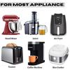 4 Pack Cord Organizer for Appliances, Cord Wrapper for Cables, Adhesive Cord Holders Kitchen Aid, Cord Keepers for Small Appliances, Coffee Maker