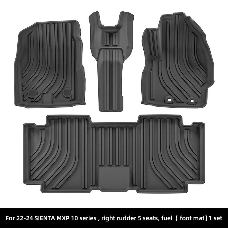 Custom TPE Floor Mats for 2022-2024 Toyota Sienta MXP 10 Series