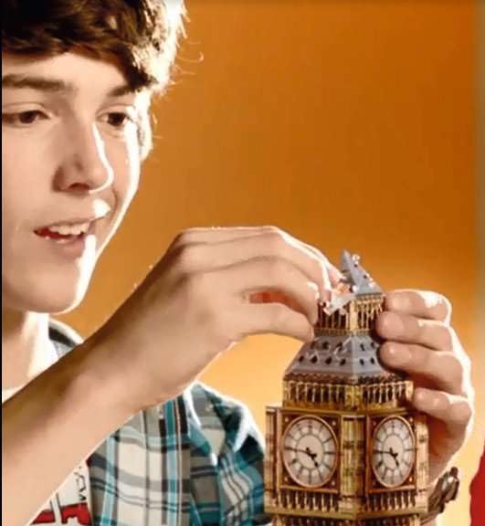 Ravensburger 3D Puzzle Big Ben 216 Pieces Finished 41cm Tall Item 12554 Recommended 3D Gift - - - Size - Number - Age 10+ - [Puzzle, Puzzle,