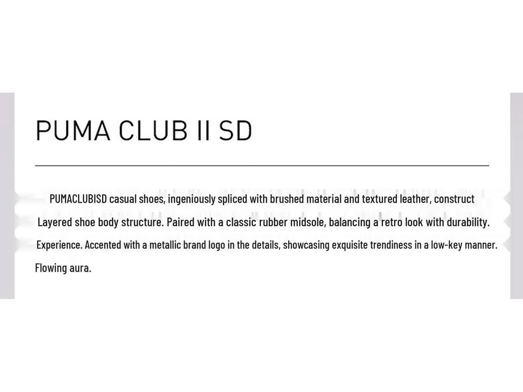 Puma Club 400715 German Training Retro Sneakers