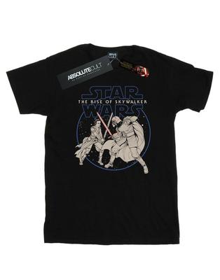 Mens Star Wars The Rise Of Skywalker Rey And Kylo Combat T-Shirt