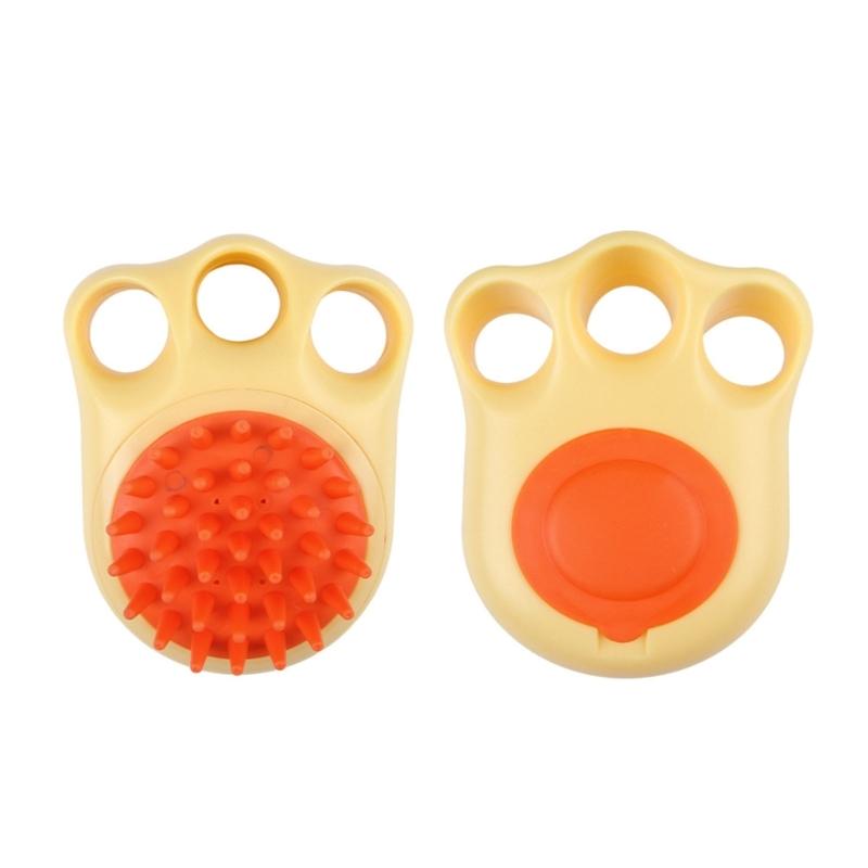 Kitten/Dog Pet Bath Brush Grooming Shower Brush Pet Cleaning Supplies Multicolored Cleaning Brush Hair Removal