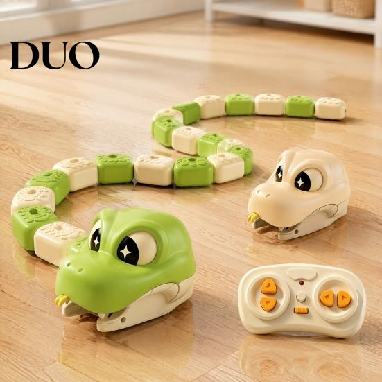 Childrens Snake Toy 1/2 Sets Remote Control Magnetic Toy, 2 Players Competitive Eating Itself Parent-Child Interactive for Toddlers Boys Girls Parent
