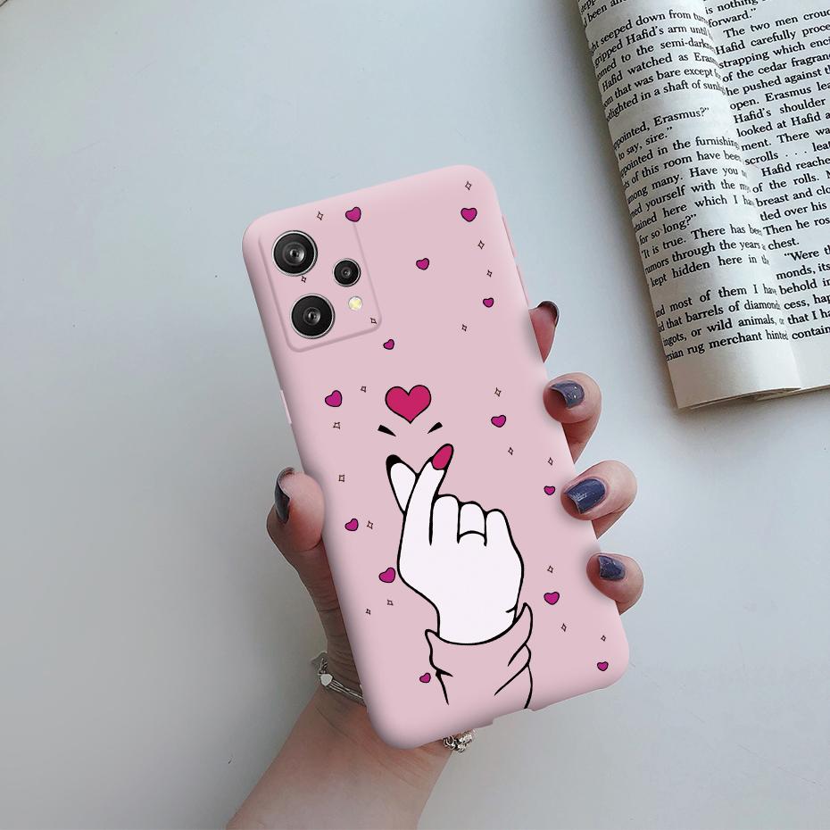 For Realme 9 2022 Case Cute Cat Cartoon Painted Soft Silicon Phone Back Cover For Realme 9 4G Cases Fundas RMX3521 Realme9 Coque