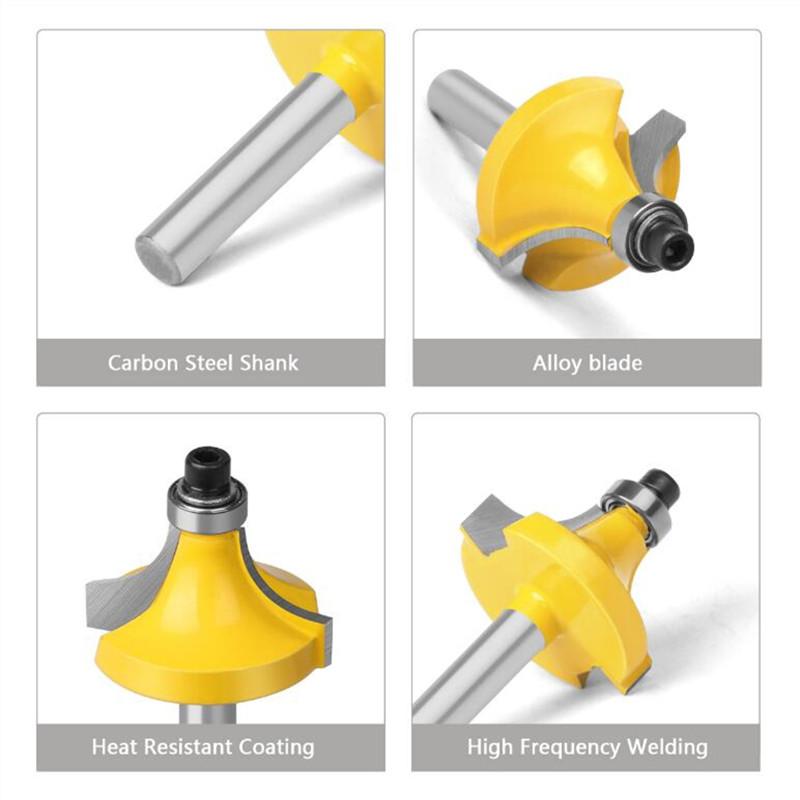 6mm Shank Woodworking Milling Cutter Trimming Machine Router Bit Bakelite Milling Engraving Machine for Woodwork Power Tools