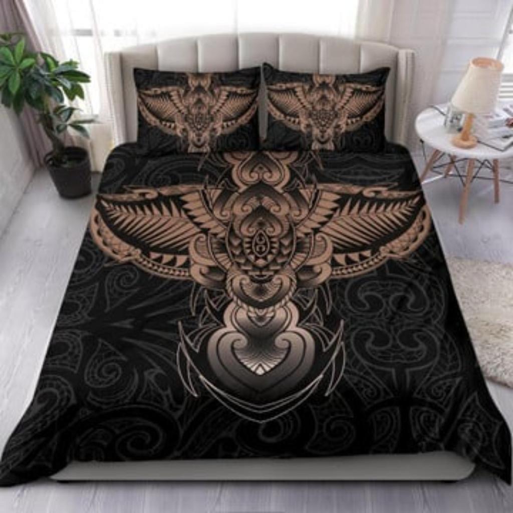 Bedroom Decor Tmarc Tee New Zealand Home Bedding Set - Aotearoa- Fern Tattoo Pillowcase