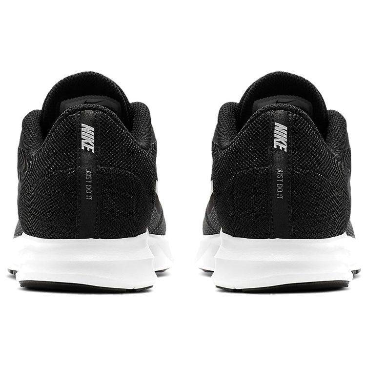 Nike Downshifter 9 Abrasion Resistant Low top Running Shoes Black White Unisex AR4135-002