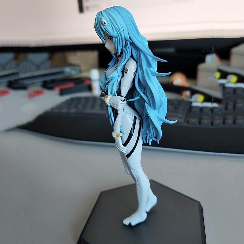 NEON GENESIS EVANGELION Animovaná figúrka Ayanami Rei s dlhými vlasmi Ver akčná figúrka zberateľská modelka
