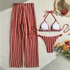 Women's Split Bikini Swimsuit Sports Swimsuit Three-piece Set