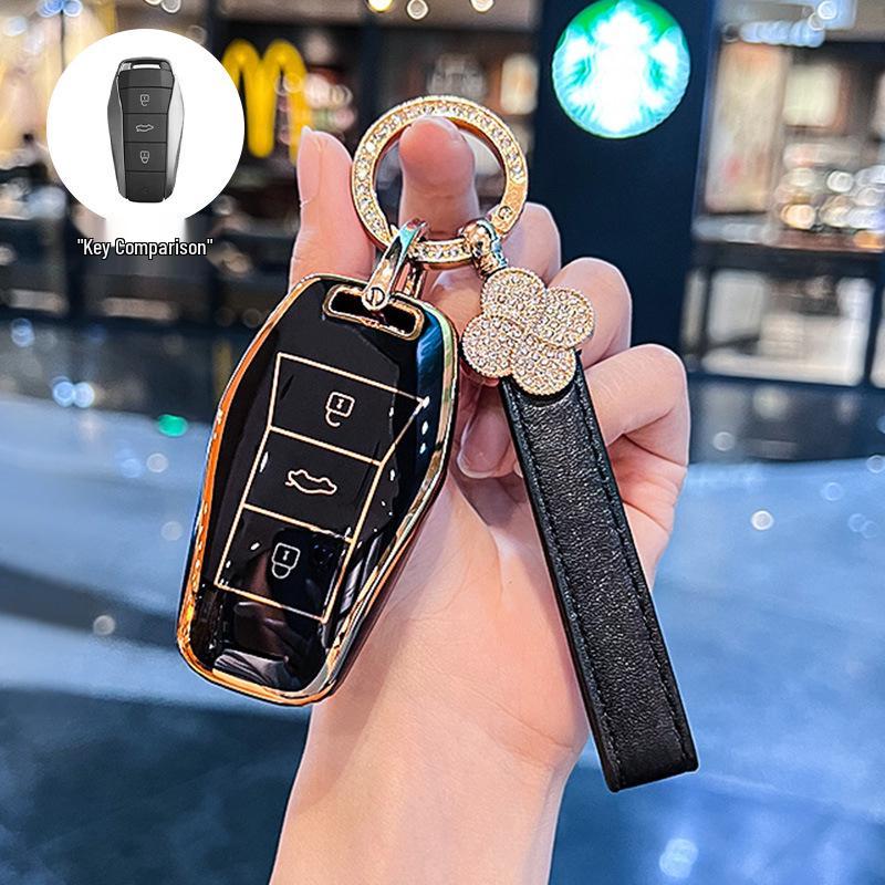 Compatible Key Case for JAC Yiwei 3, Aipao T, Sihao e10x, Huaxianzi X8Plus, and Car A5 Models (2023)