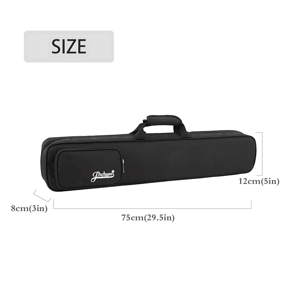 MUYIYANG Shinobue Case, Bamboo Flute, Ryuteki, Flute Bag, Soft Case for Flute, Shinobue Bag, Flute Case, Bamboo Flute, 7-Piece Set, Simple Design