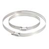Sturdy Exhaust Hose Reducer 150 mm to 100 mm Includes 2 Metal Clamps Convenient for Multipurpose Pipe Fittings