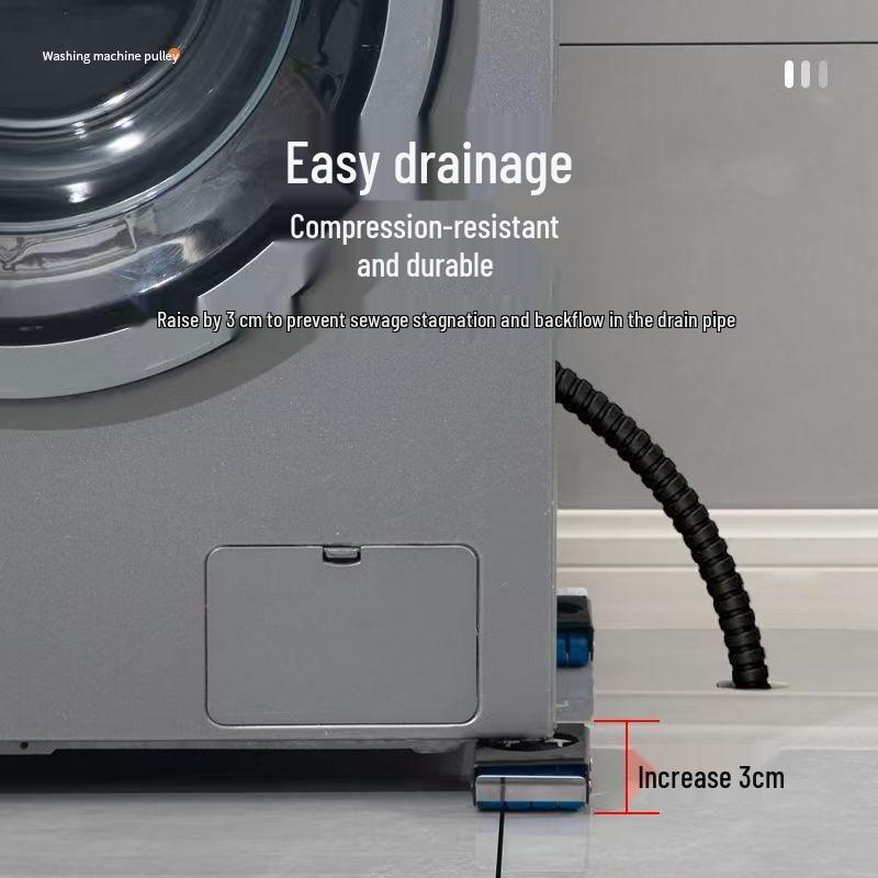 Heavy-Duty Mobile Appliance Stand with Casters
