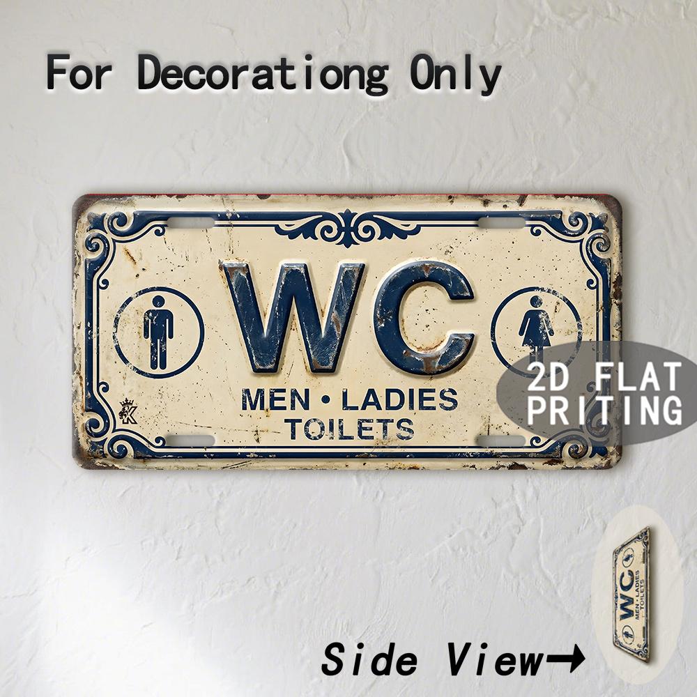 Tin Sign  Vintage Durable Metal Plaque Wall Decor Home Office Bar Man Cave City Coffee Toilet Year License Plate Wall Art