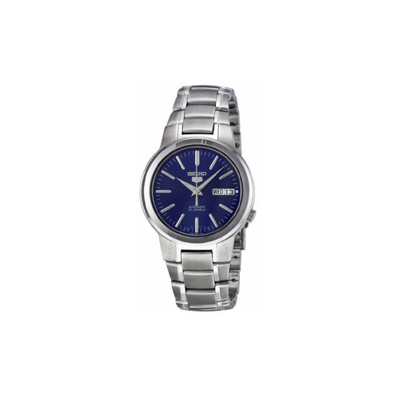 SEIKO Fashion Trend Automatic Steel Strap Men s Watch Blue Dial SNKA05K1 синий