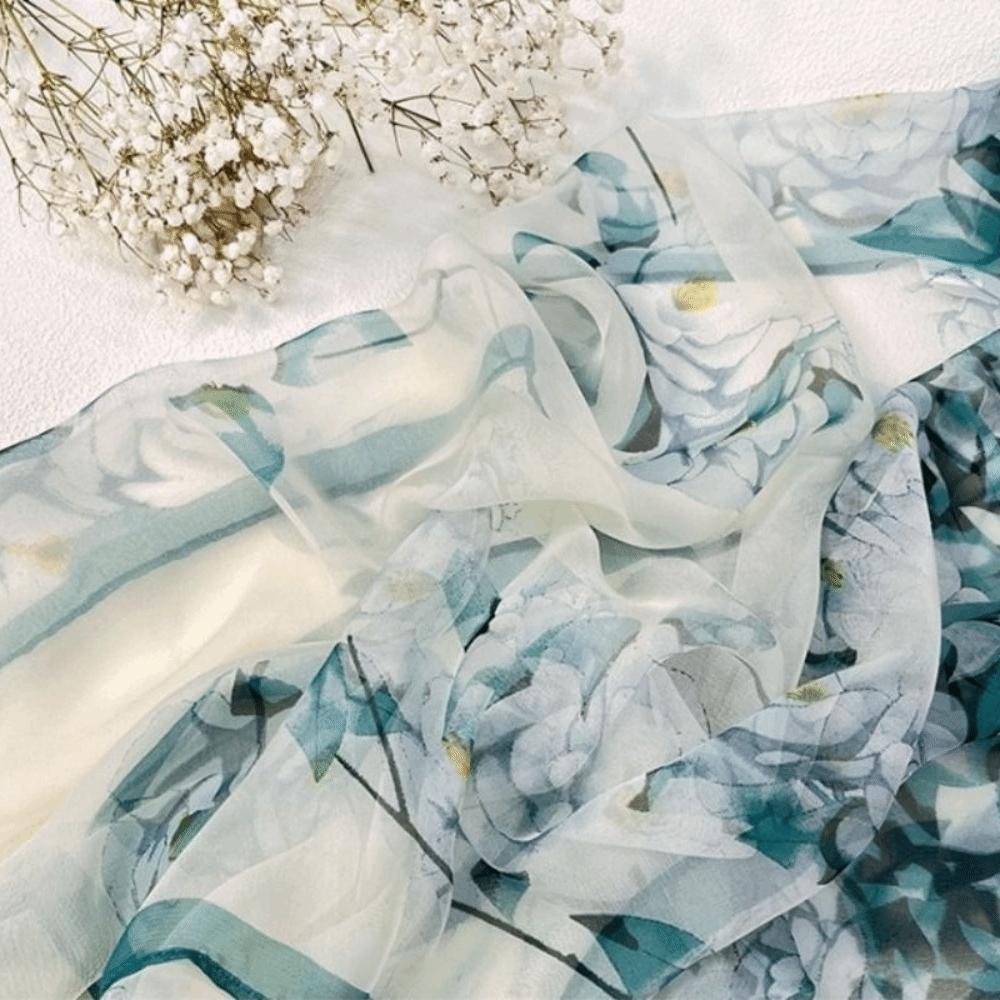 Sun-Resistant Beach Shawl Breathable Bandana Portable Sunscreen Hijab  for Women