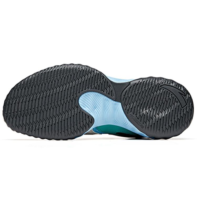 Anta Wind Tunnel 1 Slip Resistant, Abrasion Resistant, Lightweight Mid Top Basketball Shoes Men's Blue Green 112021617S-3