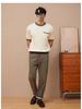 Men's Slim Fit Short Sleeve Color Block Pocket Knit T-Shirt - Summer Casual Trendy Wear