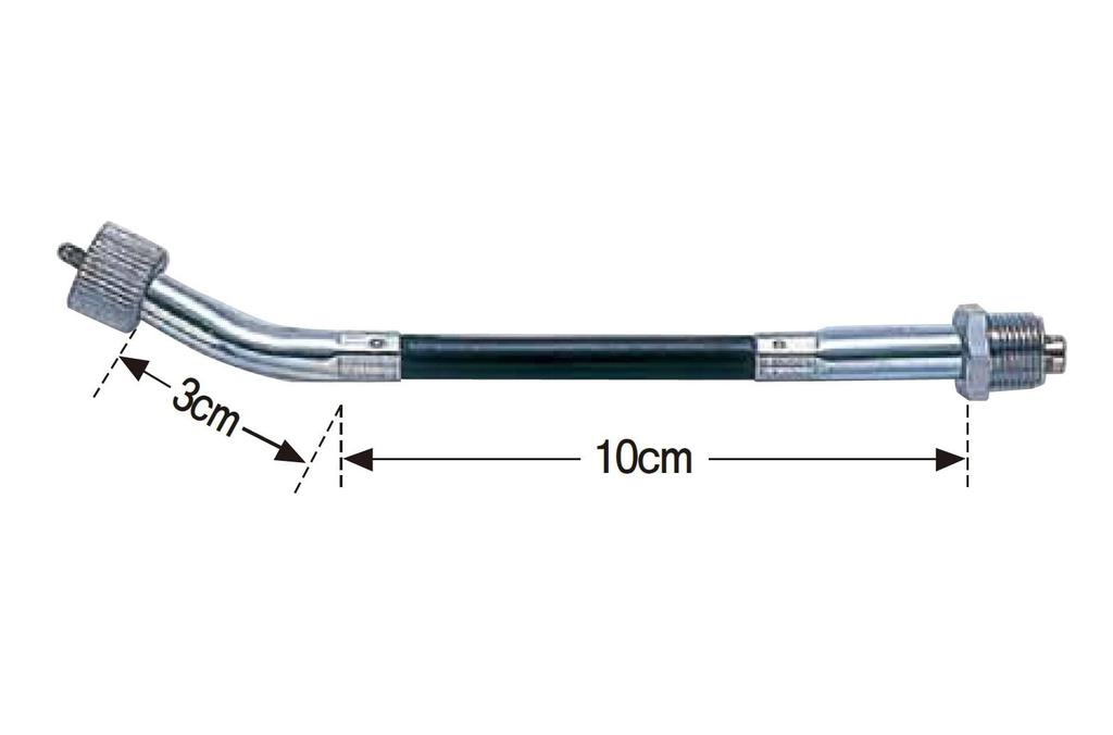 POSHFAITH Speedometer Cable Joint (30 degrees) Universal Black 000110-10