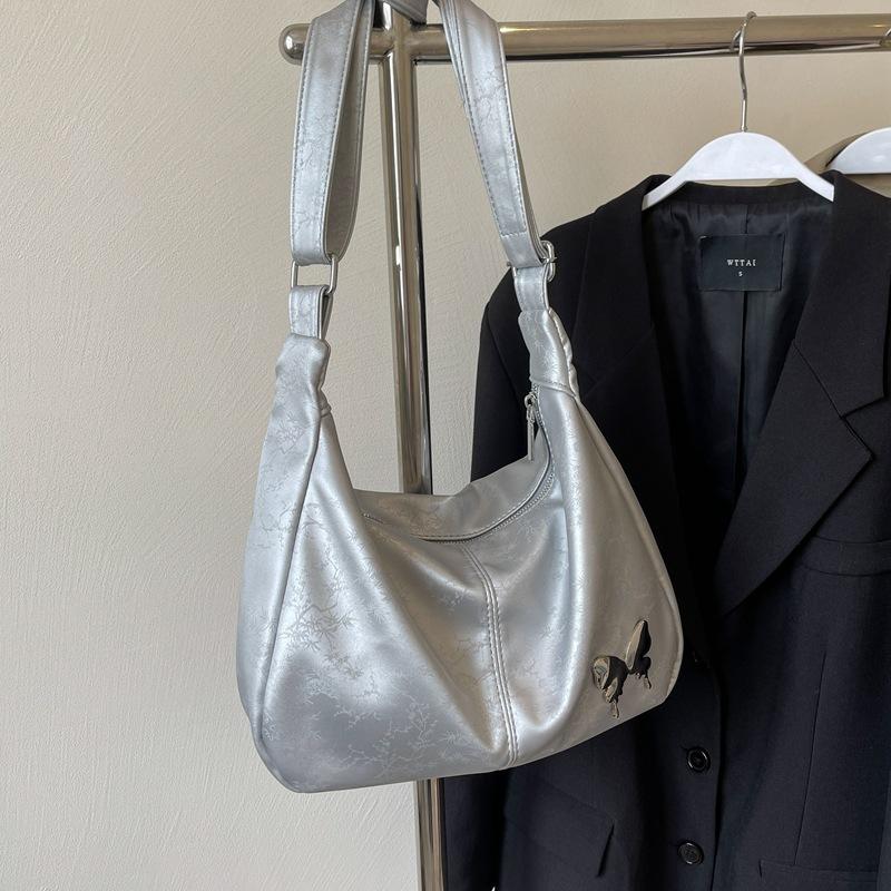 

Большая вместительная сумка для женщин, новая летняя красивая простая нишевая индивидуальная сумка через плечо на одно плечо для женщин