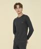 PUMA BODYWEAR Men'S Fusing Peach Fleece Airlight Seamless Underwear Set [Dark Gray]